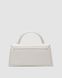 Жіноча сумка Jacquemus Le Chiquito Long White Leather Top Premium re-11497 фото 3