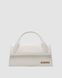 Жіноча сумка Jacquemus Le Chiquito Long White Leather Top Premium re-11497 фото 4
