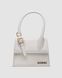 Жіноча сумка Jacquemus Le Chiquito Moyen Boucle White Premium re-11667 фото 2