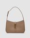 Жіноча сумка Yves Saint Laurent Hobo Le 5 A 7 Leather Shoulder Bag in Beige/Gold Premium re-11544 фото 2