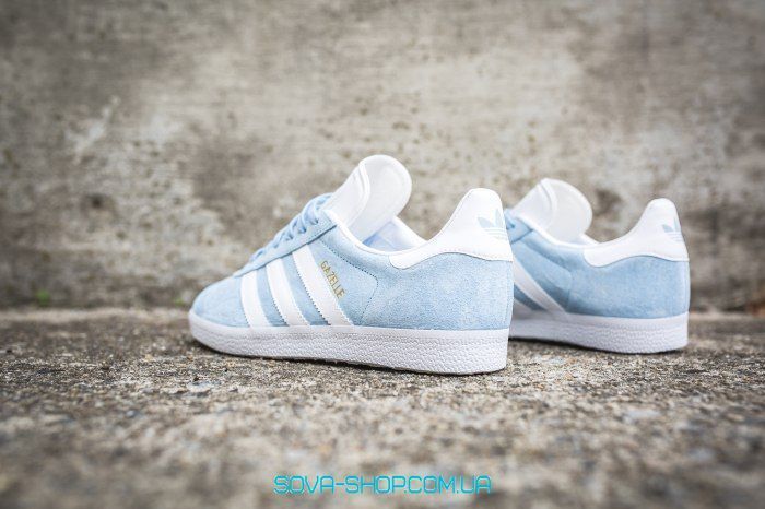 Жіночі кросівки Gazelle Light Blue Adidas фото