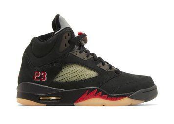 Чоловічі та жіночі кросівки Nike Air Jordan Retro 5 Gore-Tex OFF NOIR BLACK (Premium) фото