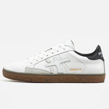 Чоловічі кросівки Premiata Steven Black White Premium фото