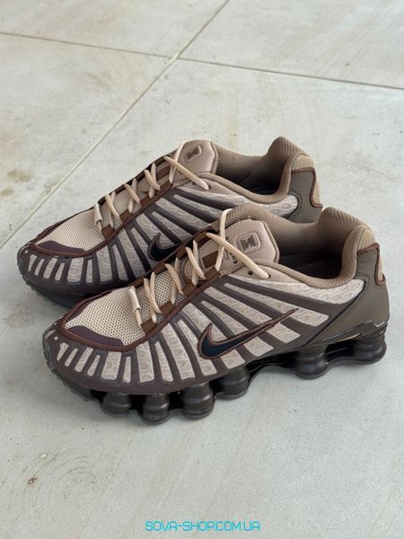 Чоловічі кросівки Nike Shox TL Khaki Ironstone Off Noir фото