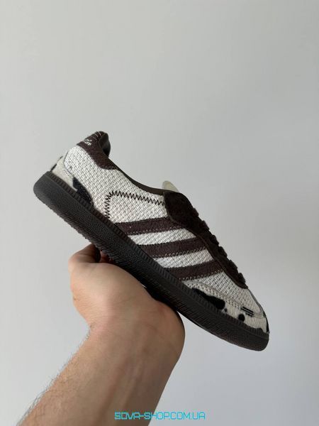 Женские кроссовки Adidas Samba x No Title Cow Print фото