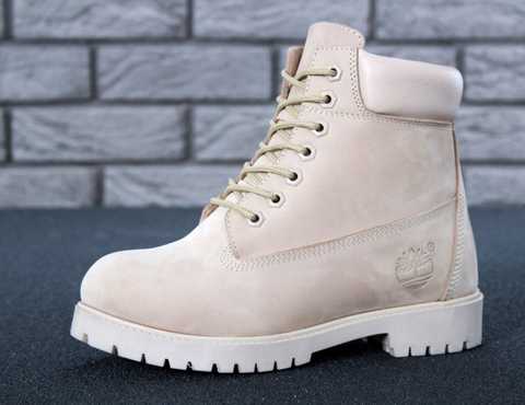 Cream timberland new arrivals