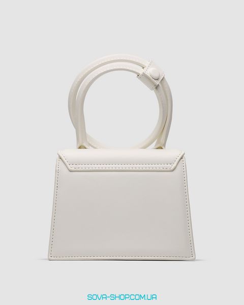 Жіноча сумка Jacquemus Le Chiquito Noeud Bag White Premium фото