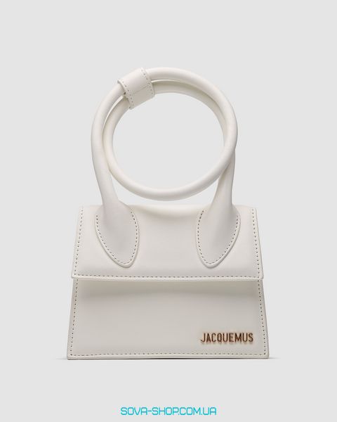 Женская сумка Jacquemus Le Chiquito Noeud Bag White Premium фото
