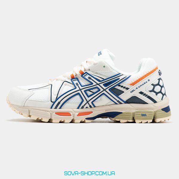 Мужские кроссовки Asics Gel Kahana 8 "White/Blue/Orange" фото