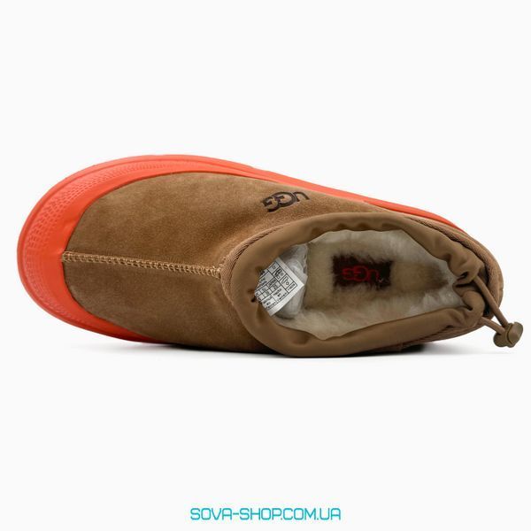 Чоловічі та жіночі зимові ботинки UGG Tasman Hybrid Chestnut/Orange PREMIUM фото