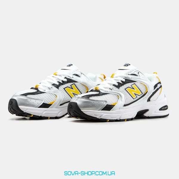 Мужские кроссовки New Balance 530 White Yellow Silver фото