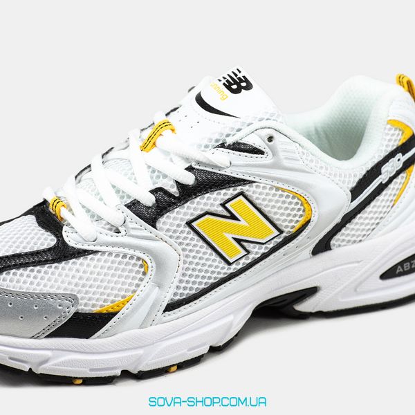 Мужские кроссовки New Balance 530 White Yellow Silver фото