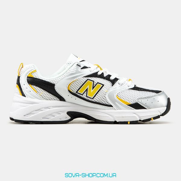 Чоловічі кросівки New Balance 530 White Yellow Silver фото