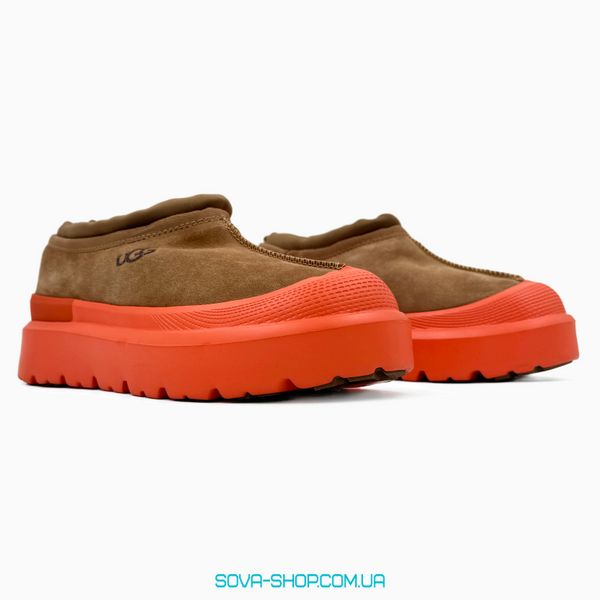 Чоловічі та жіночі зимові ботинки UGG Tasman Hybrid Chestnut/Orange PREMIUM фото