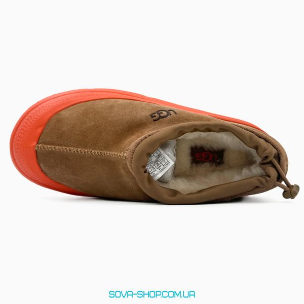 Чоловічі та жіночі зимові ботинки UGG Tasman Hybrid Chestnut/Orange PREMIUM фото