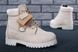 Мужские зимние ботинки (шерстяной мех) Timberland CLASSIC PREMIUM NUBUCK WATERPROOF CREAM re-3759 фото 6