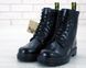 Мужские зимние ботинки (С МЕХОМ) Dr. Martens All Black re-3746 фото 4
