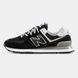 Чоловічі кросівки New Balance 574 Black Grey re-127313 фото 1