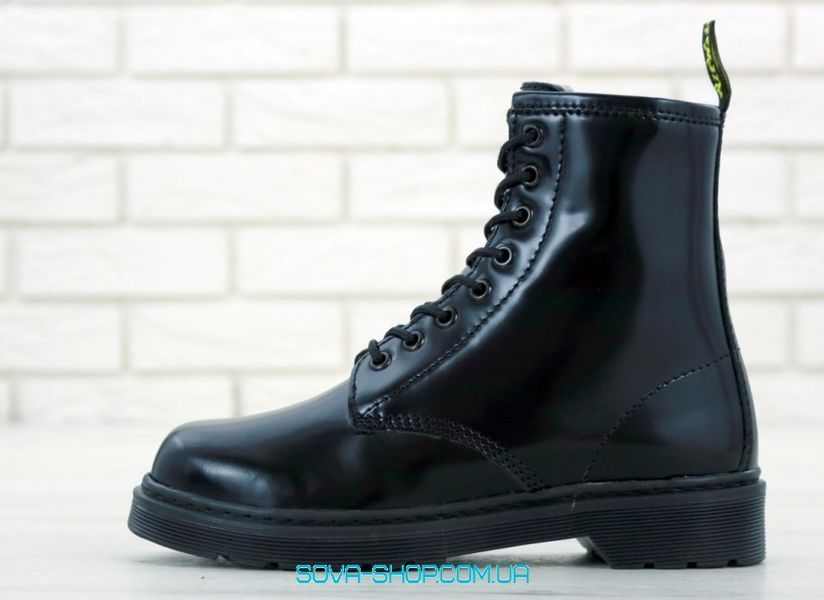 Мужские зимние ботинки (С МЕХОМ) Dr. Martens All Black фото