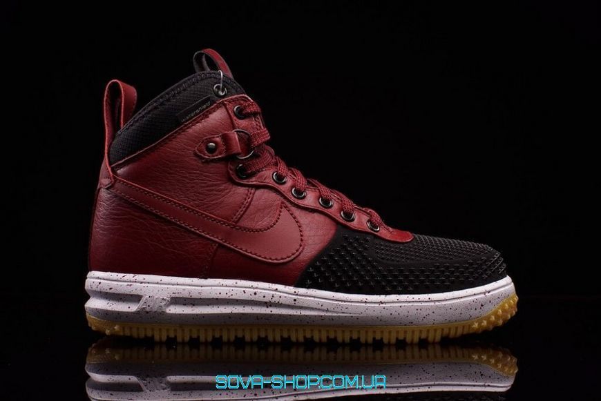 Чоловічі кросівки Air Force 1 Lunar Duckboot "Red/Black" Nike фото