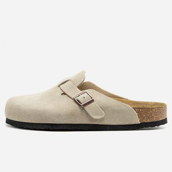 Жіночі шльопанці Birkenstock Boston Sand Premium фото