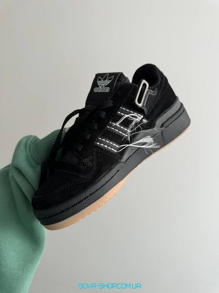 Женские кроссовки Adidas Forum Black / White Threads фото