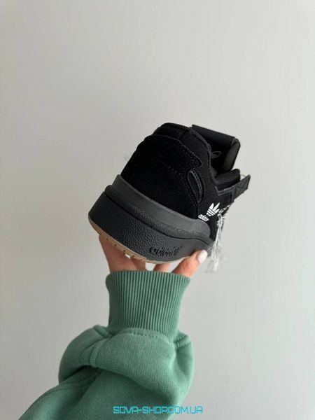 Женские кроссовки Adidas Forum Black / White Threads фото