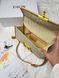 Жіноча сумка Christian Dior Montaigne Bag in Beige Oblique Jacquard with Gold Premium re-127916 фото 9