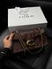 Жіноча сумка Coach Tabby Shoulder Bag 26 With Quilting Brown/Gold Premium re-12616 фото 2