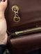 Жіноча сумка Coach Tabby Shoulder Bag 26 With Quilting Brown/Gold Premium re-12616 фото 5