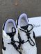 Женские кроссовки DIOR ID SNEAKERS WHITE BLACK re-8703 фото 3