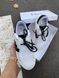 Женские кроссовки DIOR ID SNEAKERS WHITE BLACK re-8703 фото 6