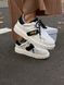 Женские кроссовки DIOR ID SNEAKERS WHITE BLACK re-8703 фото 7