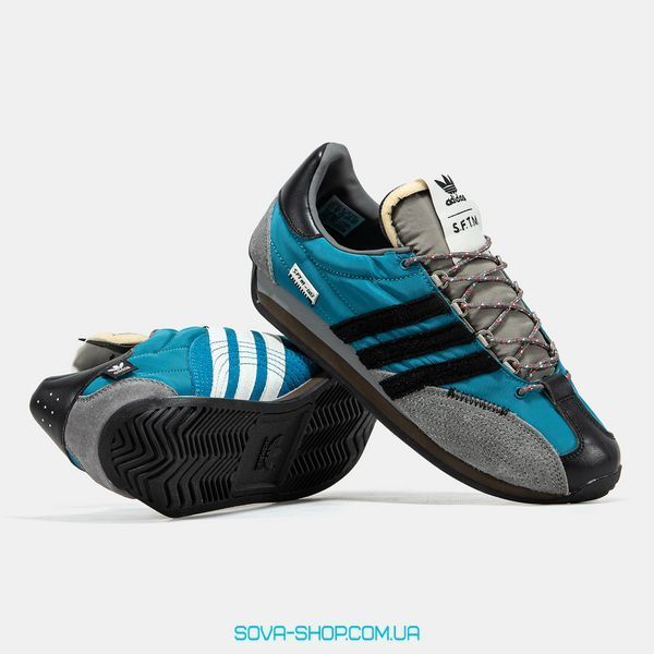 Мужские кроссовки Adidas Country OG x S.F.T.M Blue фото