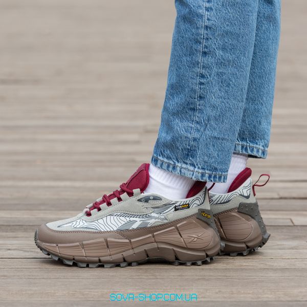 Чоловічі Reebok Zig Kinetica 2.5 x Cordura Grey Brown фото