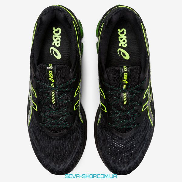 Оригінальні чоловічі кросівки ASICS GEL-Quantum 180 VII Black Acid Green 1201A631-004 фото