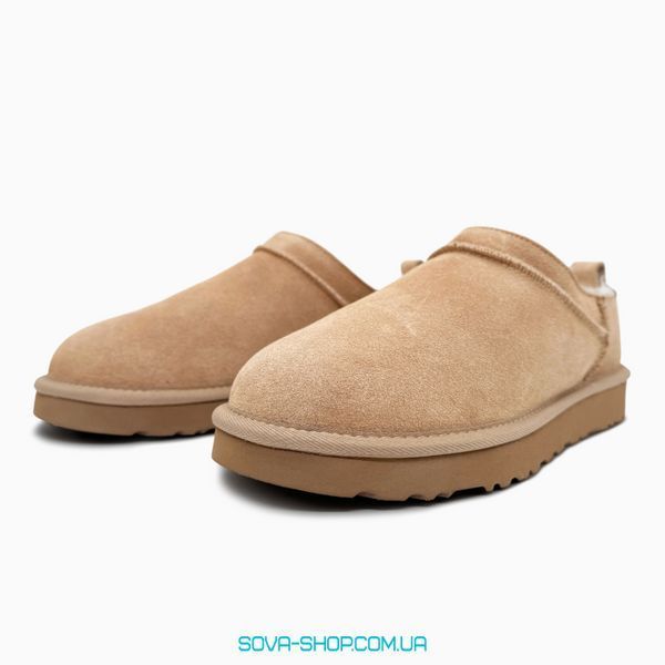 Жіночі зимові ботинки UGG Classic Micro Boot Beige PREMIUM фото