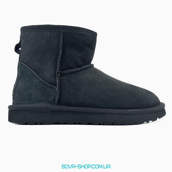 Женские зимние ботинки UGG Classic Mini Black PREMIUM фото