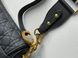 Женская сумка Christian Dior Saddle Bag in Ultra Matte Black Premium re-11396 фото 7