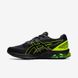 Оригінальні чоловічі кросівки ASICS GEL-Quantum 180 VII Black Acid Green 1201A631-004 re-11233 фото 1