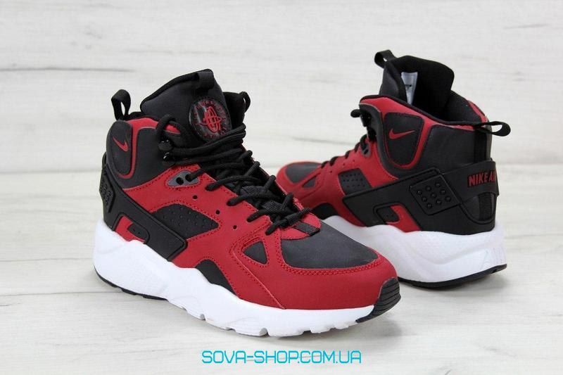 Air Huarache High Top Burgundy Black Nike фото