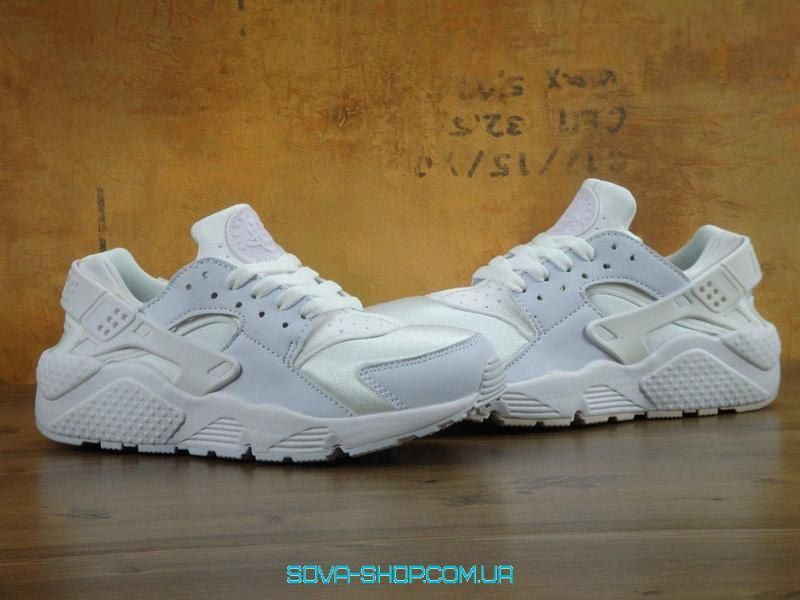 Air Huarache Full White Nike фото
