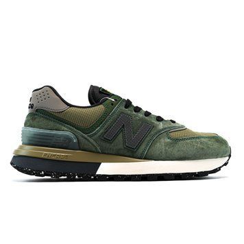 Мужские кроссовки Stone Island x New Balance 574 Legacy "Dark Green" фото