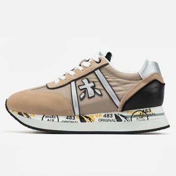 Жіночі кросівки Premiata Conny Beige White Premium (Original Box) фото