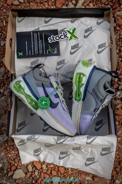 Жіночі кросівки Nike Air Max 2021 GS Blue Grey Green фото