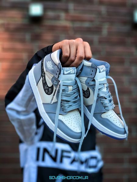Мужские баскетбольные кроссовки Dior x Nike Air Jordan 1 фото