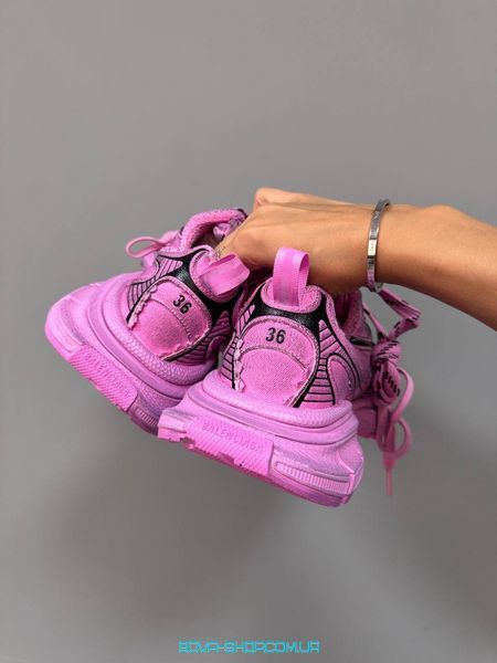 Женские кроссовки Balenciaga 3ХL Vintage Purple Pink Black Premium фото