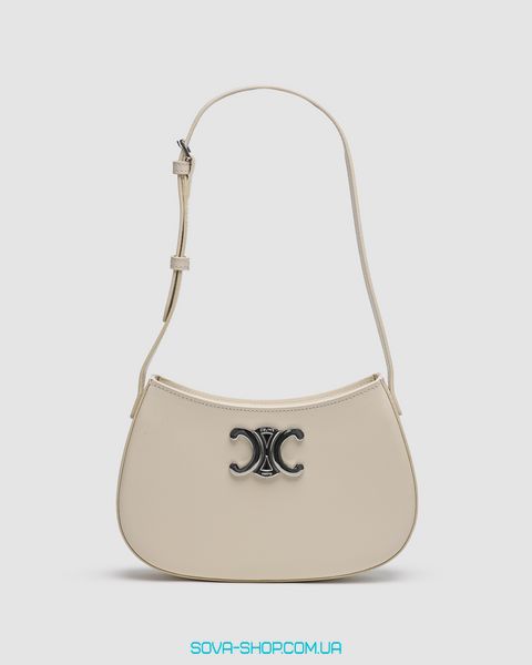 Женская сумка Celine Medium Tilly Bag in Shiny Calfskin Cream Premium фото