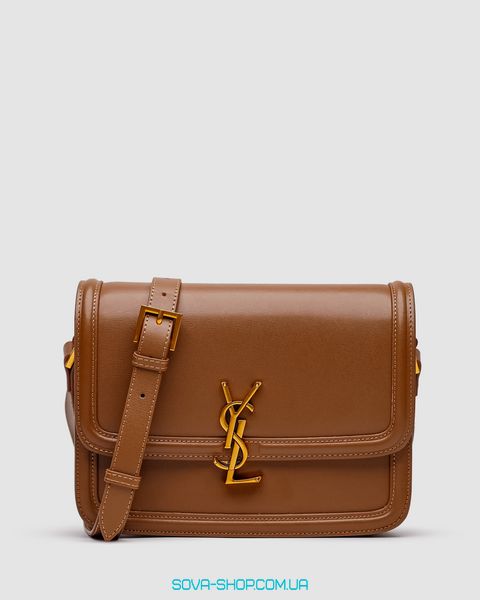 Жіноча сумка Yves Saint Laurent Large Solferino Brown Premium фото