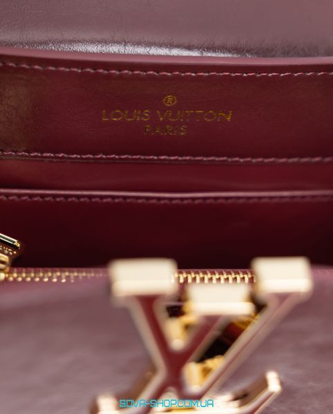 Жіноча сумка Louis Vuitton Capucines East-West Mini Grenat Red Premium фото